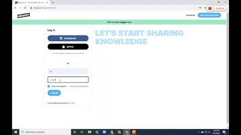How to log in to Brainly.in and create an account
