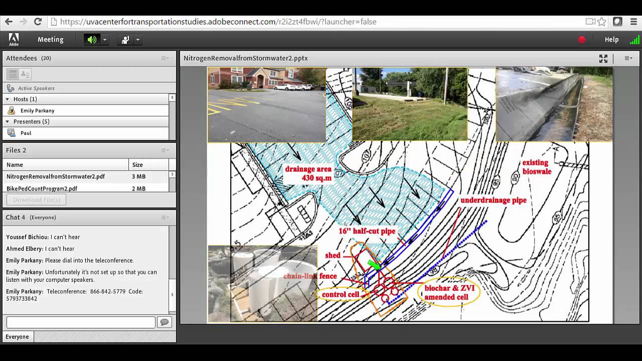 MATS UTC April 27 Webinar Stormwater Bioretention Cells and A Bicycle and Pedestrian Count Program