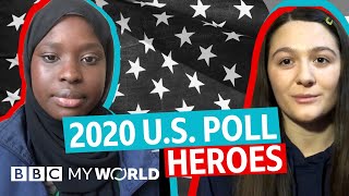 The poll workers who STEPPED UP to help America's election - BBC My World