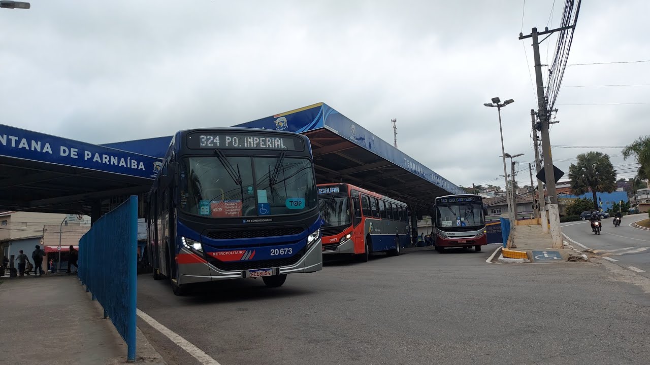 Movimentaçao De Onibus Santana De Parnaiba Sp Terminal Rodoviario Centro