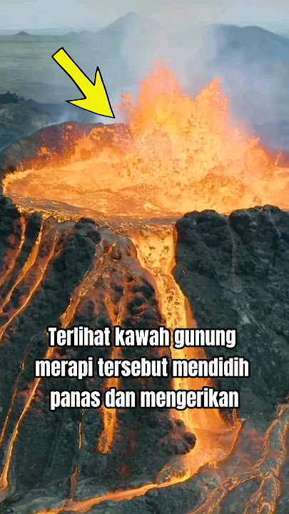 DAHSYATNYA LAVA GUNUNG MERAPI 😨