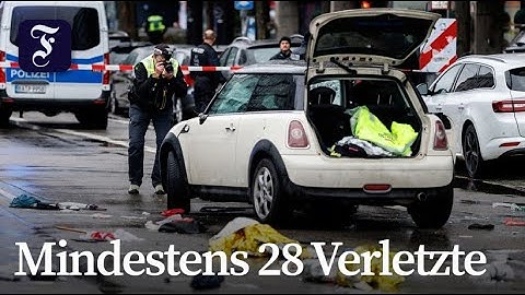 Autofahrer fährt in München in Menschenmenge - Fahrer festgenommen