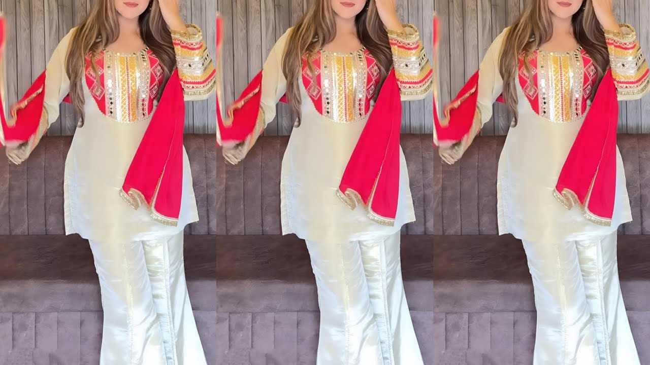 Party Wear Mirror Work Suit Designs || Stylish Party Wear Suit Design Ideas