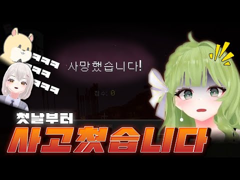 첫날부터 사고쳤습니다...
