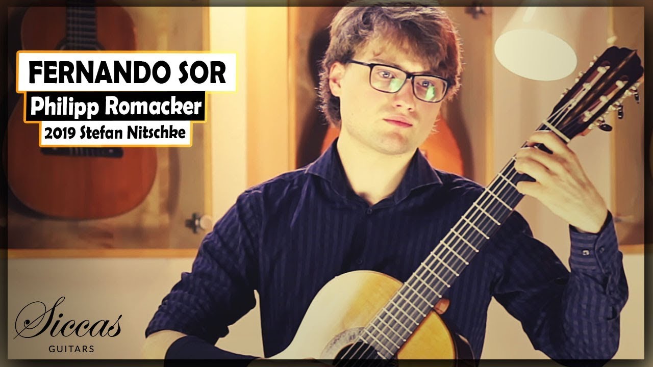 Fernando Sor Op. 60, Nr.14 in E Minor played by Philipp Romacker on a 2019 Stefan Nitschke guitar