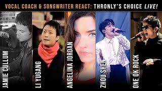 Thronlys Choice Jamie Cullum Li Yugang Angelina Jordan Zhou Shen One Ok Rock Reactions  Ep 19