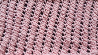 Easy and Beautiful Knitting Pattern | Vertical Openwork II #knitting