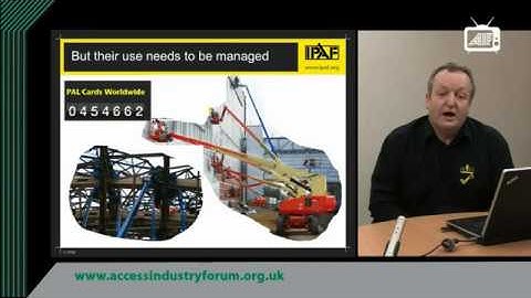 Preventing entrapment using MEWPs, AIF 2013