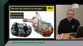 Preventing entrapment using MEWPs, AIF 2013