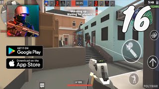 POLYWAR FPS online shooter Gameplay Walkthrough Part 16 (Android, IOS)
