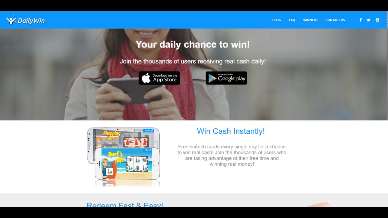 Win Cash Daily Instantly with DailyWin