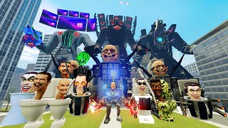 NEW UPGRADED SCIENTIST SKIBIDI TOILET VS SPEAKERMAN TITAN VS  TITAN PC MAN & ALL BOSS In Garry's Mod by ZOY GAMING 4,851 views 7 months ago 14 minutes, 2 seconds