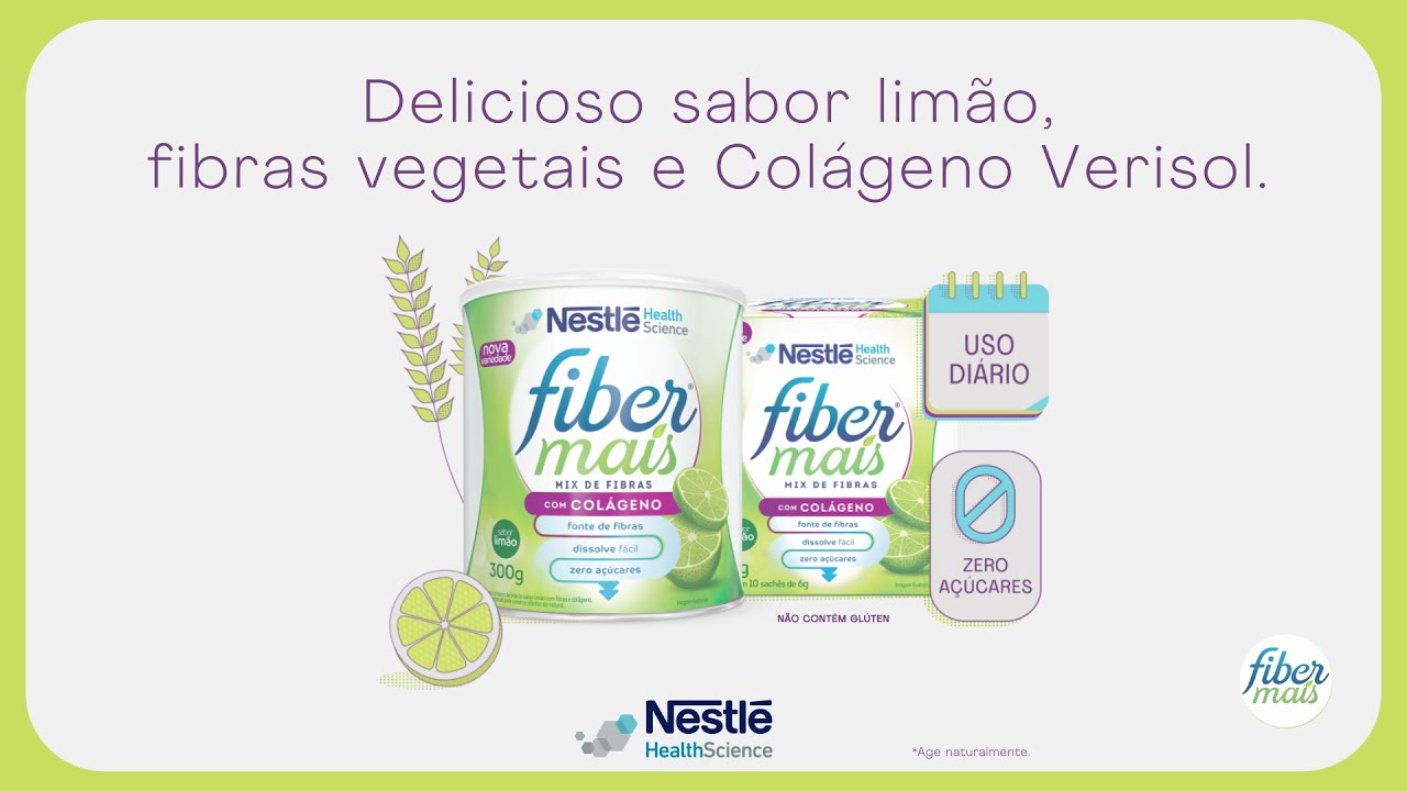 Fibermais®️ regula seu intestino e ainda cuida da sua pele.
