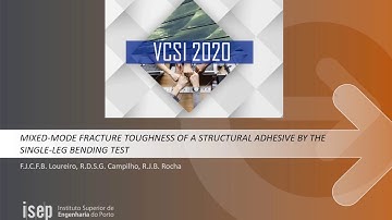 Mixed-mode fracture toughness of a structural adhesive by the single- Loureiroeg bending test -