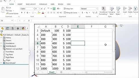 How to Create Design Table in Solidworks Part | Configuration using Design Table #solidworks