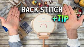 BACK STITCH + TIP 🙌 / How to Make Clean (for Beginner)