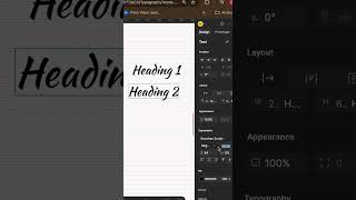 Creating Type System with a Font pair! #tutorial #beginner #uidesignlearning