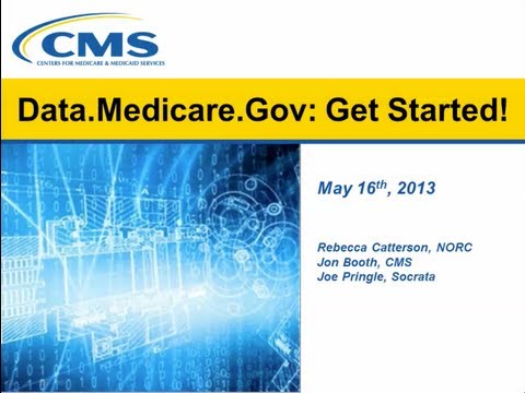 Data.Medicare.Gov: Get Started!