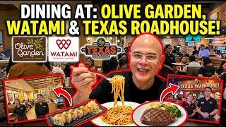 OLIVE GARDEN VS WATAMI VS TEXAS ROADHOUSE AT SHANGRI-LA PLAZA MALL WHICH IS THE BEST