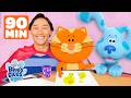 Blue & Josh Draw, Build & Create! 🎨 90 Minutes | Blue's Clues & You!