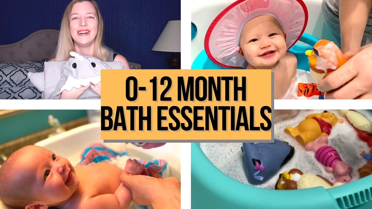 0-12 MONTHS BABY BATH ESSENTIALS  Baby Bath Products I Couldn't Survive  Without! 