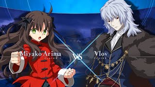 [MELTY BLOOD: TYPE LUMINA "Miyako Arima VS Vlov" Gameplay Video ①]