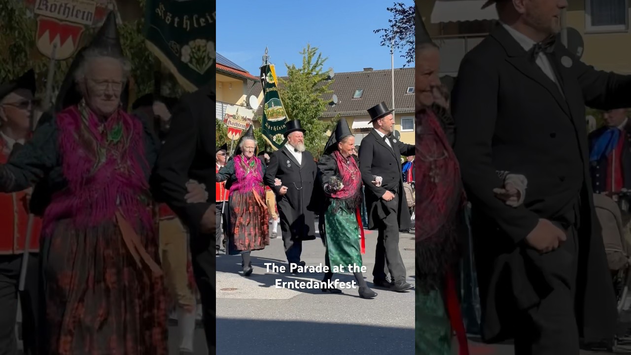 Traditional clothing from Lower Franconia Area during the Erntedankfest in Germany #Erntedankfest