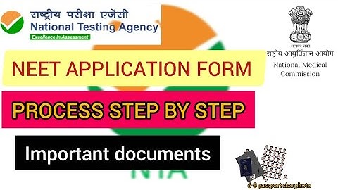 || NEET APPLICATION FORM PROCESS STEP BY STEP , IMPORTANT DOCUMENTS || #neetug #neet2023
