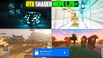 🔥 Rtx Shader MCPE 1.20.30+ || 𝙂𝙤𝙤𝙜𝙡𝙚 𝘿𝙧𝙞𝙫𝙚