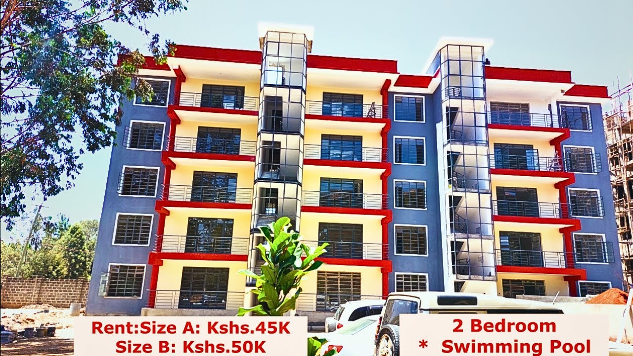 Inside a Modern 2 Bedroom Apartments in Ngong | Balcony Views & Swimming Pool