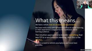 Live and Online: Finding What Works for Synchronous Class Meetings