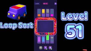 Loop Sort Level 51 Walkthrough 🚚 | Truck Puzzle Challenge | Mini Boss Profile