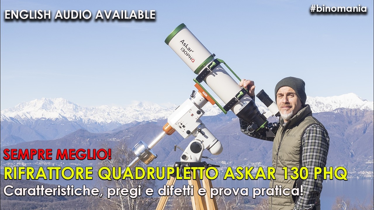 Askar 130PHQ – Test completo sul campo | Luna, Giove e Deep Sky con un astrografo da 130 mm!