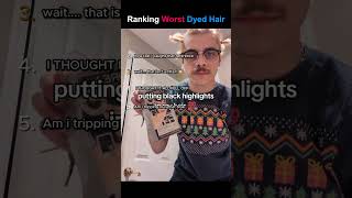 Ranking the Worst Dyed Hair #shorts #memes #ranked #funny #funny videos