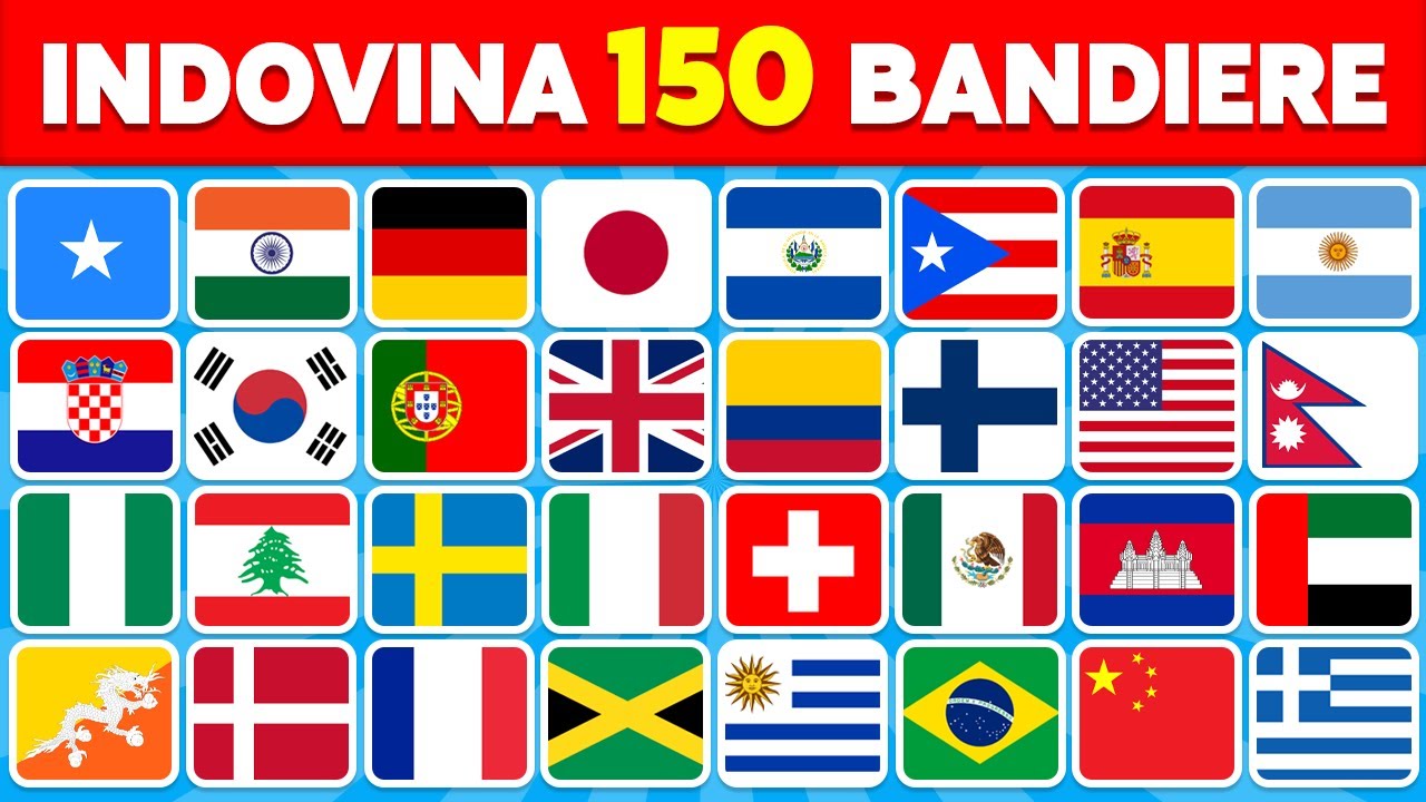 🚩 Indovina il Paese dalla Bandiera Quiz 🌎 | Quiz sulle Bandiere del Mondo