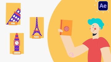 2D Explainer Travel Animation in After Effects Tutorials