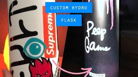CUSTOM HYDRO FLASK !! (Satisfying)