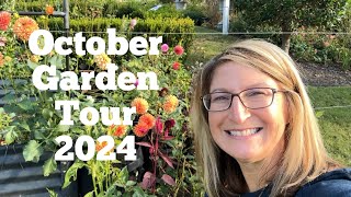 October Garden Tour 2024 & Serenity Garden a Woodland Oasis!!!!