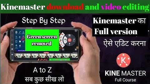 Kinemaster Video Editing | Video Editing Kaise Kare | Kinemaster Editing | Video Edit/ Spreadinggyan