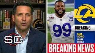 Adam Schefter [BREAKING NEWS] Aaron Donald signing a one-year, $20m deal with the Rams | ESPN SC