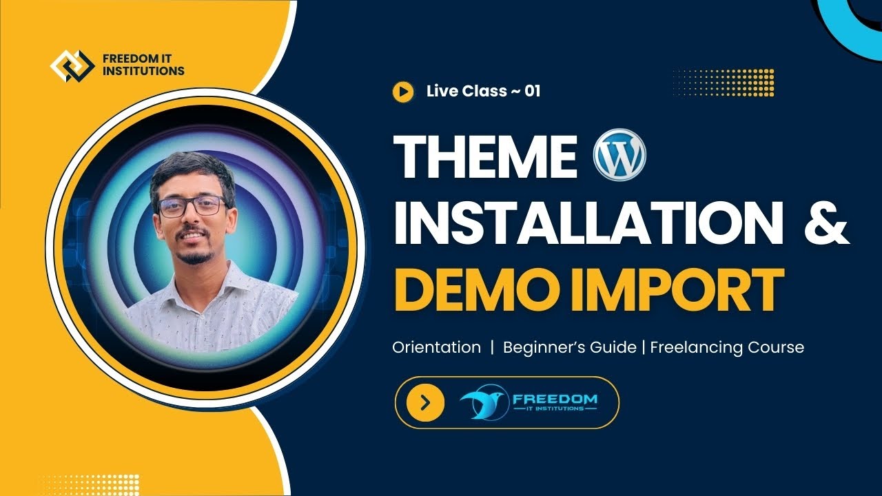 WordPress Theme Installation & Demo Import | Beginner’s Guide - YouTube