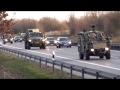 US Militärconvoi rollt durch Sachsen-Anhalt