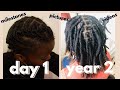 2 YEAR VISUAL LOC JOURNEY (pictures & videos) | comb coils | palmrolling | FRMEECH