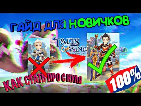 ГАЙД ДЛЯ НОВИЧКА ПО  TALES OF WIND/Как стать ПРО с нуля