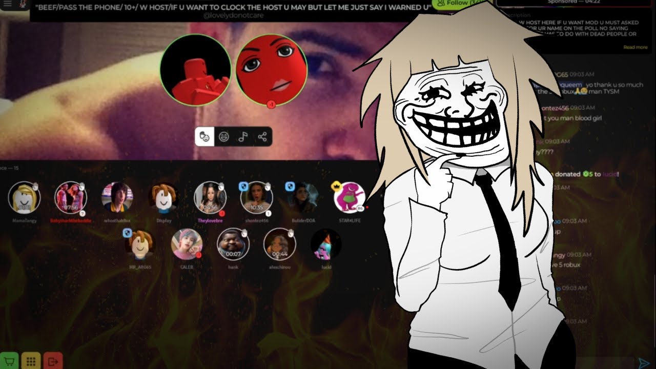 TROLLING ON ROBLOX DISCORD (PODIUM VC)