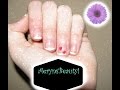 Super simple valentines nails aerynsbeauty