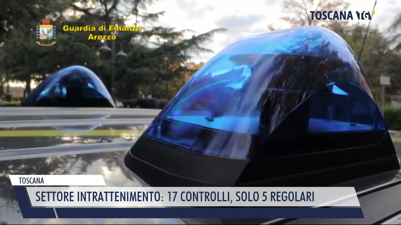 2025-05-26 TOSCANA - SETTORE INTRATTENIMENTO, 17 CONTROLLI, SOLO 5 REGOLARI