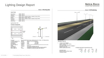 How to generate a Road Lighting Design Calculation Report in Dialux evo