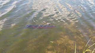 Revell Skipjack 1/72 rc conversion test dive