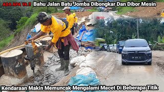 Download Lagu Batu Jomba Terbaru || Bahu Jalan Dibongkar Dan Dibor Mesin Hingga Berlobang !! Mobil Makin Memuncak MP3